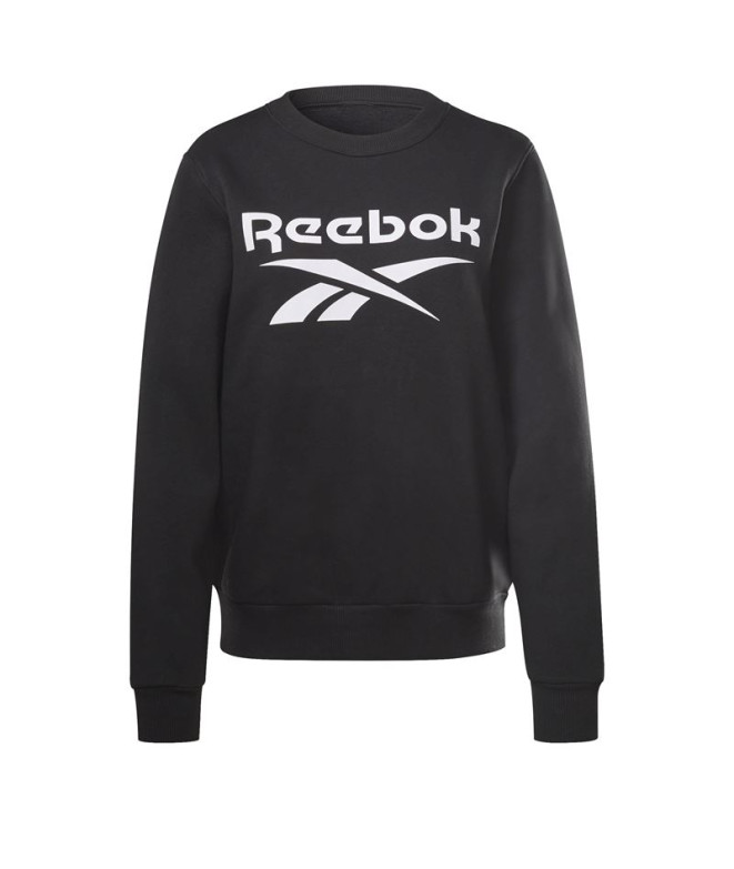 Camisola sem capuz Reebok identity Logo Fleece W Preto