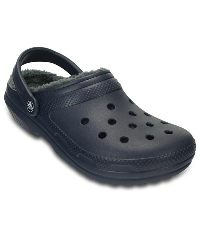Zuecos Crocs Classic Lined Clog U Dark Blue