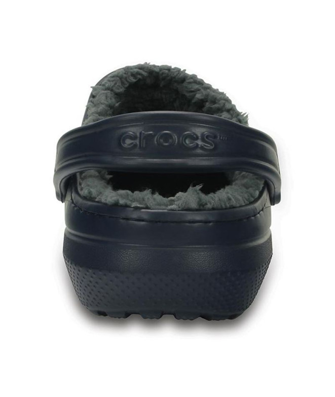 Zuecos Crocs Classic Lined Clog U Dark Blue