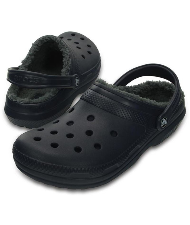 Zuecos Crocs Classic Lined Clog U Dark Blue