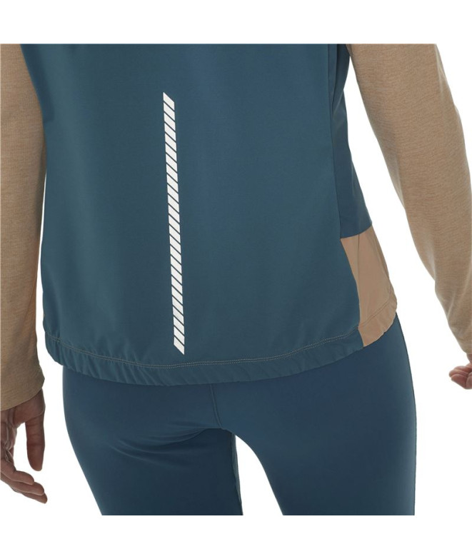 Gilet de running Salomon Light Shell W Light blue