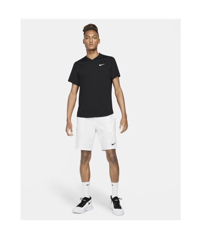 T-shirt tennis de NikeCourt Dri-FIT Victory M Noir