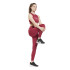 Mallas largas de training Reebok Workout Ready Mesh W Punch Berry