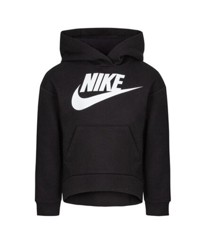 Moletom Nike Club Fleece Hig Low Preto