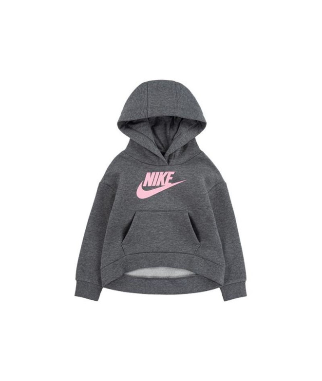 Sweatshirt Nike Club Fleece Hig Low Grey