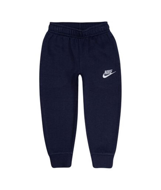 Pantalon Nike Club Fleece Rib Cuff Blue