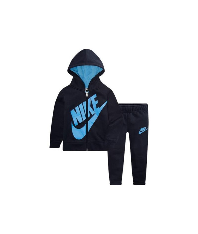 Tracksuit Nike Sued Fleece Futura Jogger Bleu