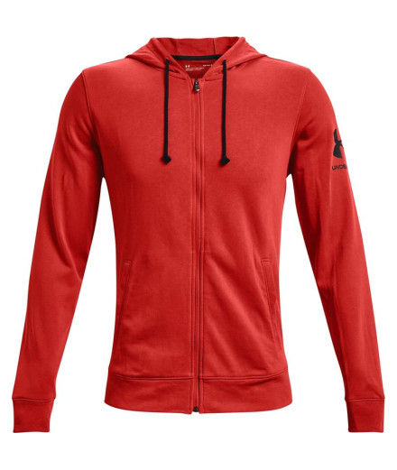 Veste Under Armour Rival Terry Man Rouge/Noir