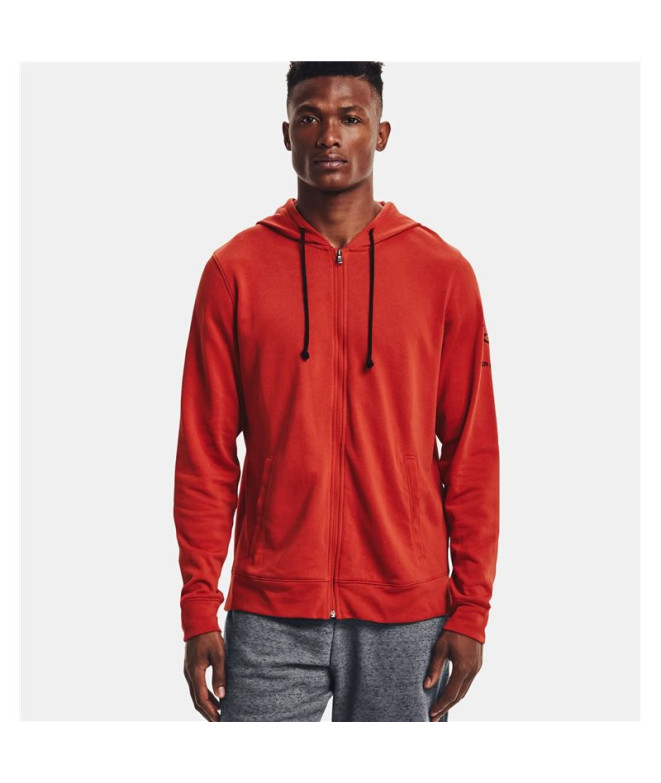 Veste Under Armour Rival Terry Man Rouge/Noir