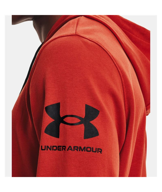 Chaqueta Under Armour Rival Terry Man Red/Black