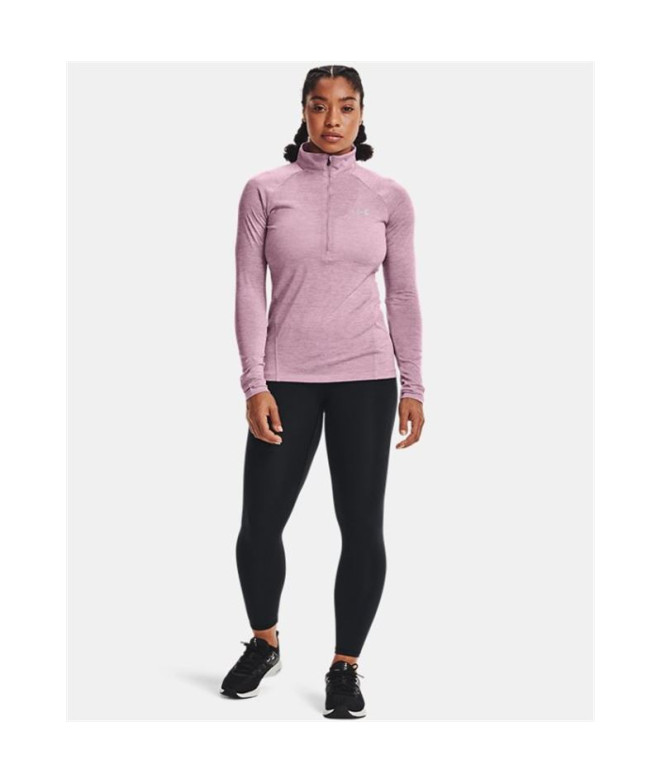 Sweat demi-zip Under Armour Tech™ Twist W Mauve...
