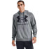 Sweat com capuz Under Armour Fleece Rival Big Logo M Pitch Gray