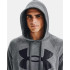 Sweat com capuz Under Armour Fleece Rival Big Logo M Pitch Gray