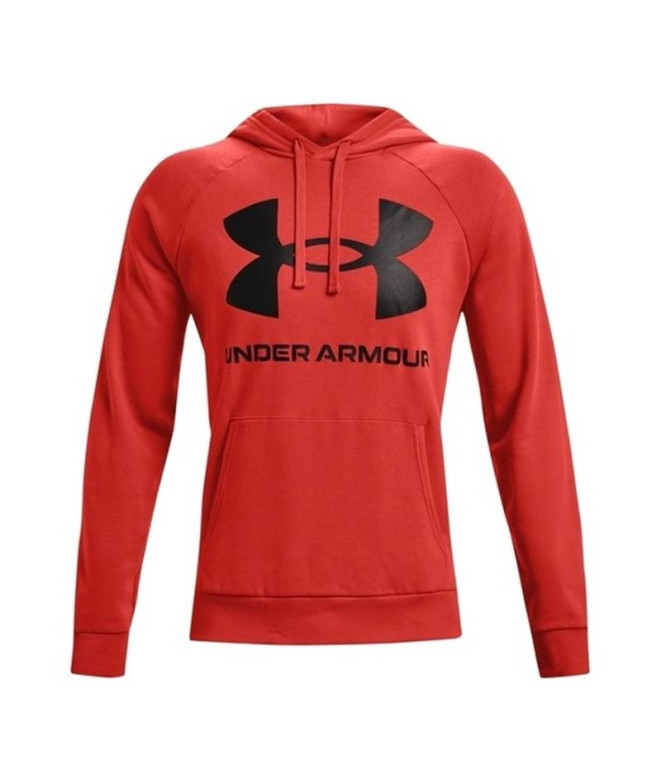 Hoodie Under Armour Fleece Rival Big Logo M Radiant Red