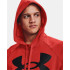 Casaco com capuz Under Armour Fleece Rival Big Logo M Radiant Red