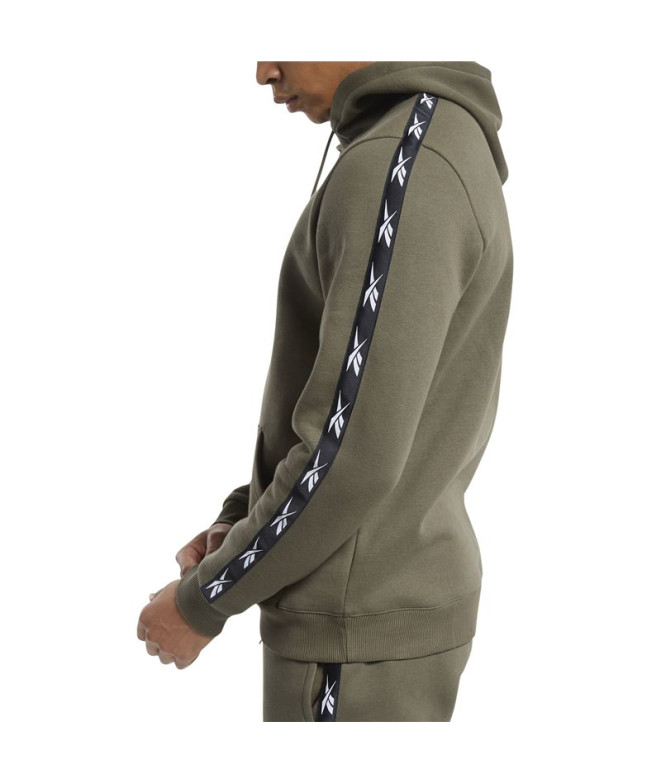 Sudadera Reebok Training Essentials Tape M Army...