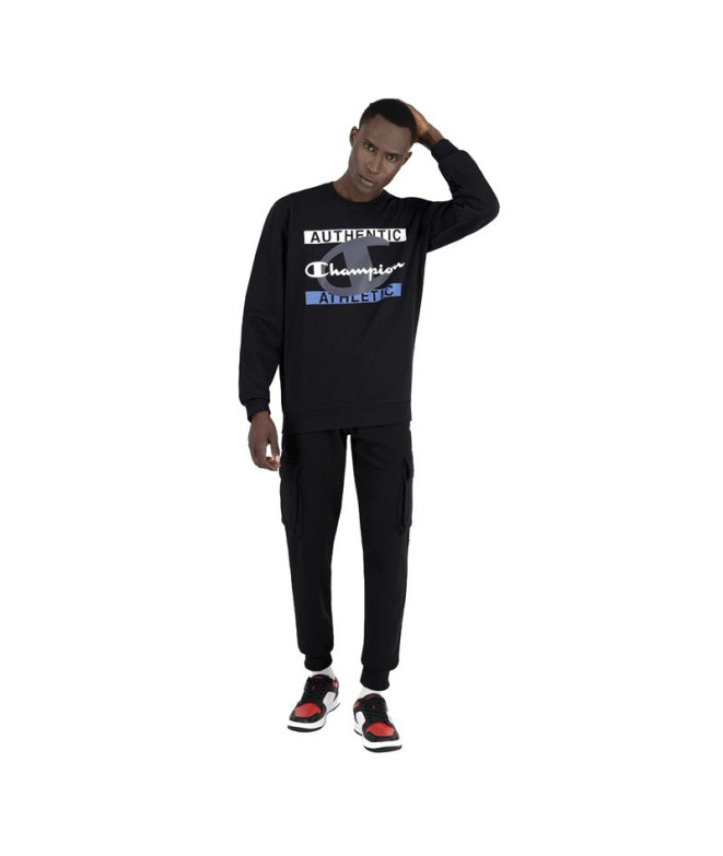 Sweatshirt Champion Authentic Athletic M Noir