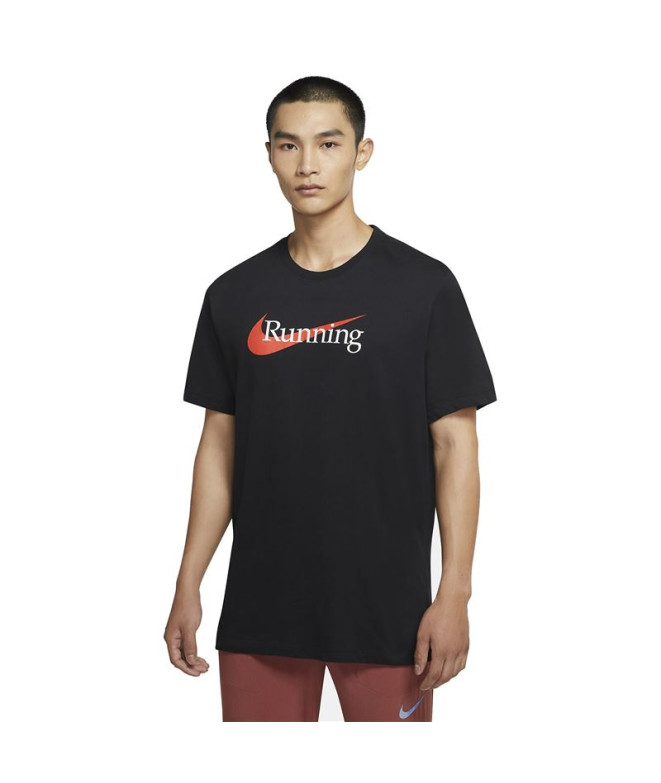 Camiseta de running Nike Dri-FIT M Black