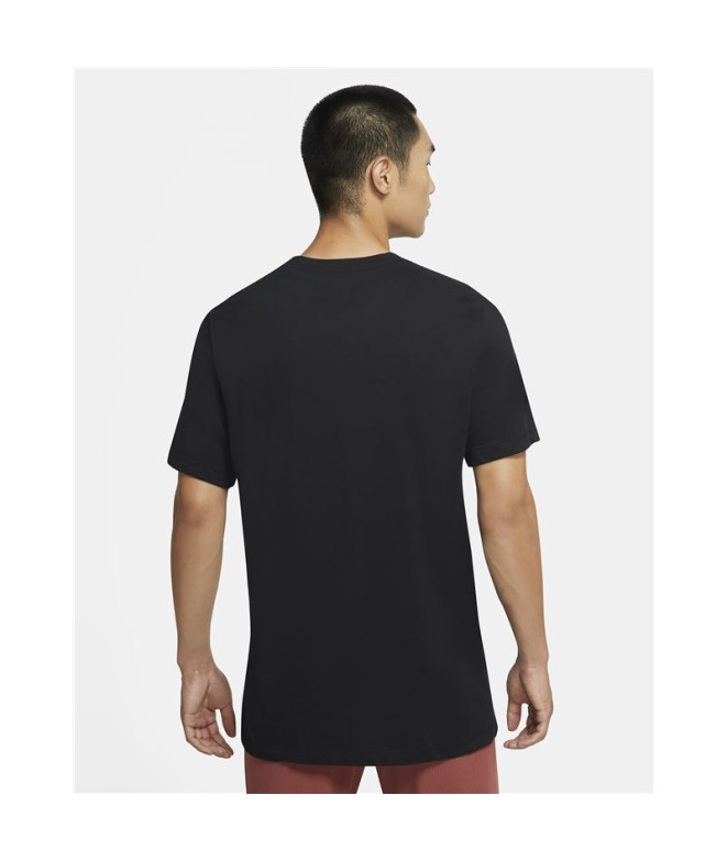 Camiseta running Nike de Dri-FIT M Preto