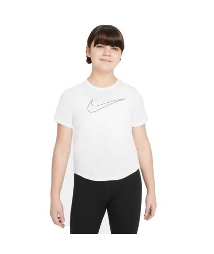 Camiseta Nike Dri-FIT One Girls Branco