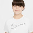 Camiseta Nike Dri-FIT One Girls Branco