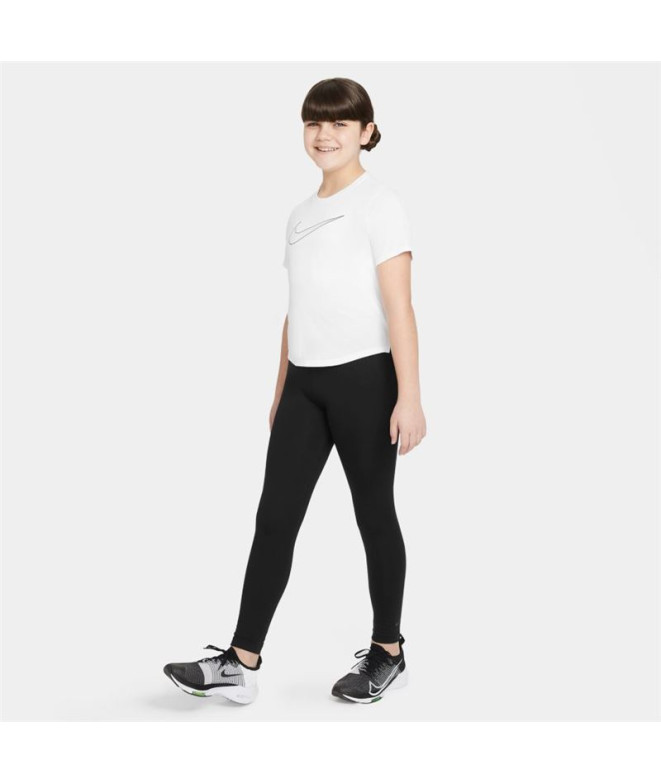 Camiseta Nike Dri-FIT One Girls Branco