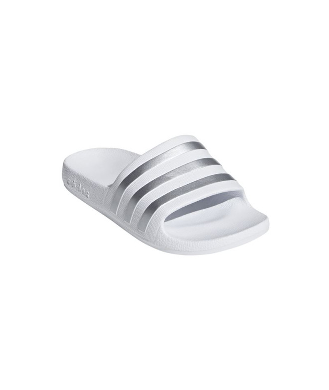 Tongs adidas Adilette Aqua K Blanc/Argent