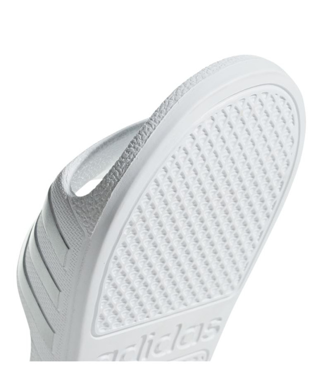 Tongs adidas Adilette Aqua K Blanc/Argent