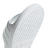 Chinelos adidas Adilette Aqua K Branco/prata