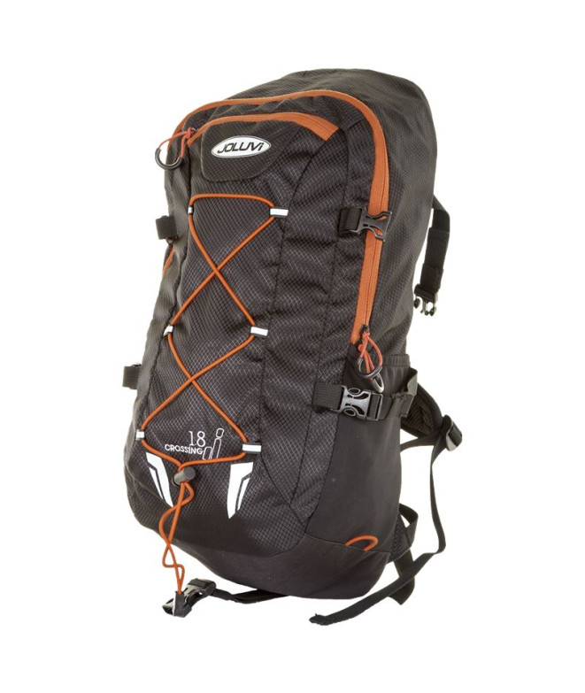 Mochila de senderismo Joluvi Crossing 18 Negro Naranja