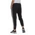 Pantalones largos adidas 7/8 Essentials 3 Bandas W Black/White