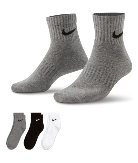 Meias Nike 3 pares leves para uso diário