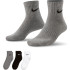 Meias Nike 3 pares leves para uso diário