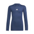 Camisola de futebol de manga comprida adidas Techfit Boys Navy