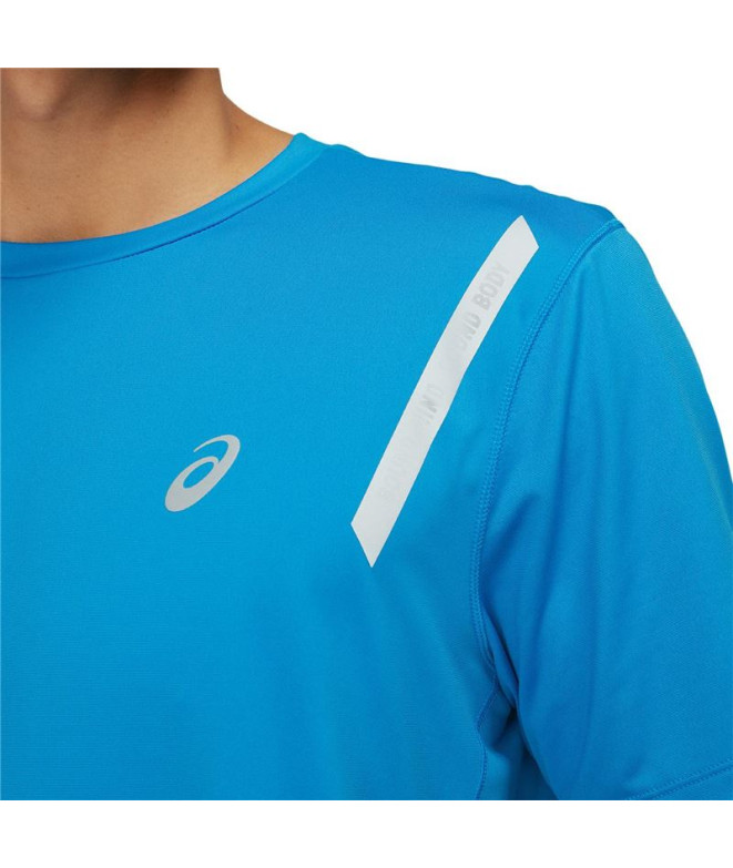 ASICS T-Shirt de running Lite-Show M Bleu