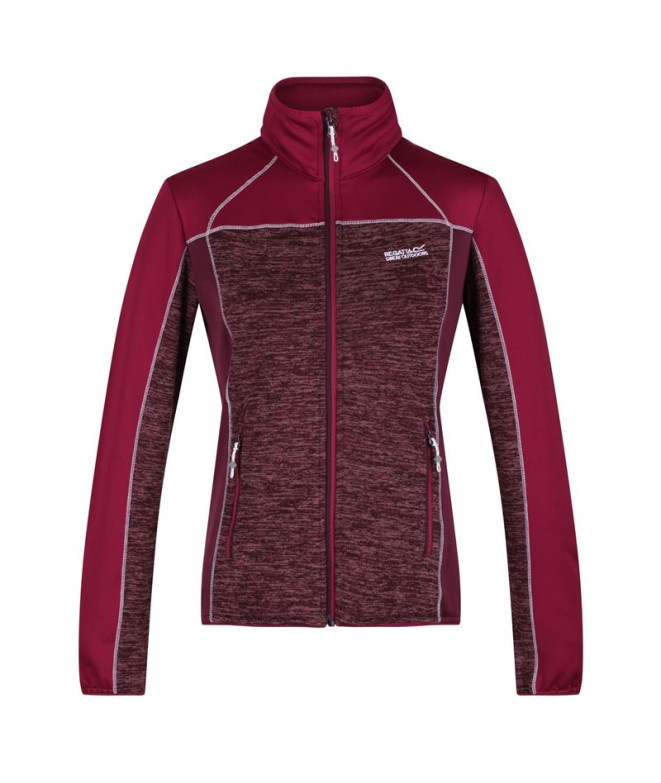 Casaco polar Regatta Lindalla II Full Zip W Vermelho escuro