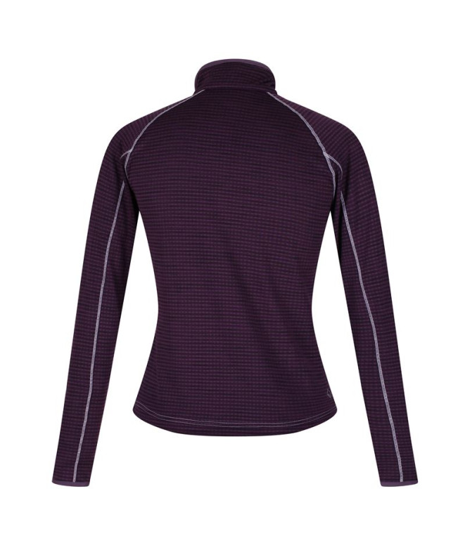 Camiseta Regatta Yonder Half-Zip W Dark purple