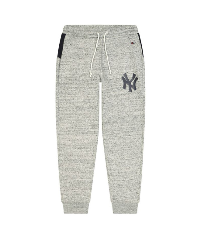 Pantalon long Champion Poignet côtelé MLB NNY M Gris