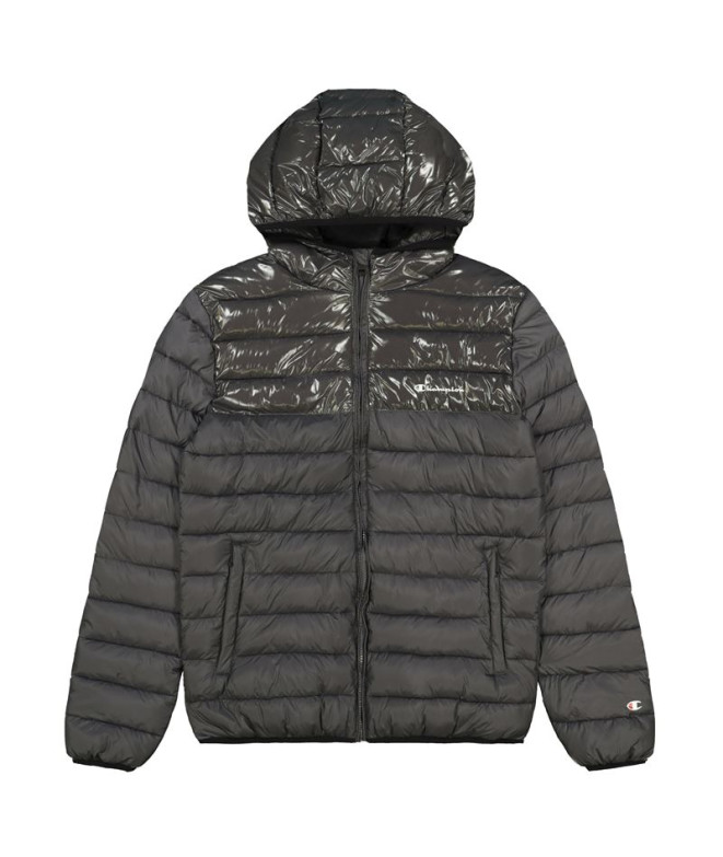 Veste matelassée Champion Capuche Ombré M Gris foncé