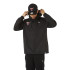 Sweatshirt New Era Chicago Bulls Camo Logo Windbreaker M Preto