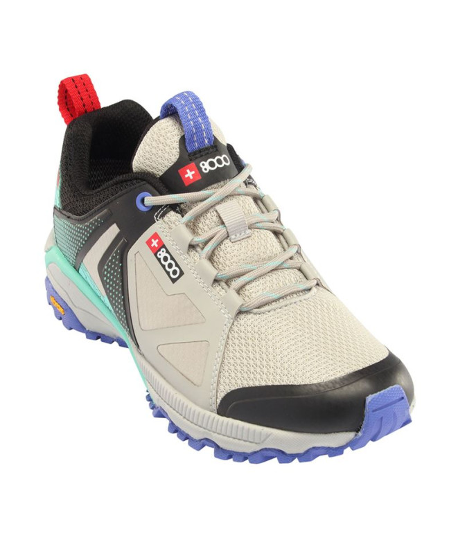 Zapatillas de Montaña +8000 Tabin Mujer Gris