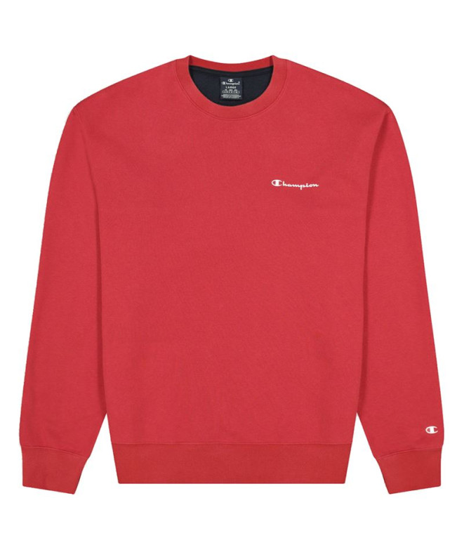 Sweatshirt Champion Spliced Script Logo Print Boy Red