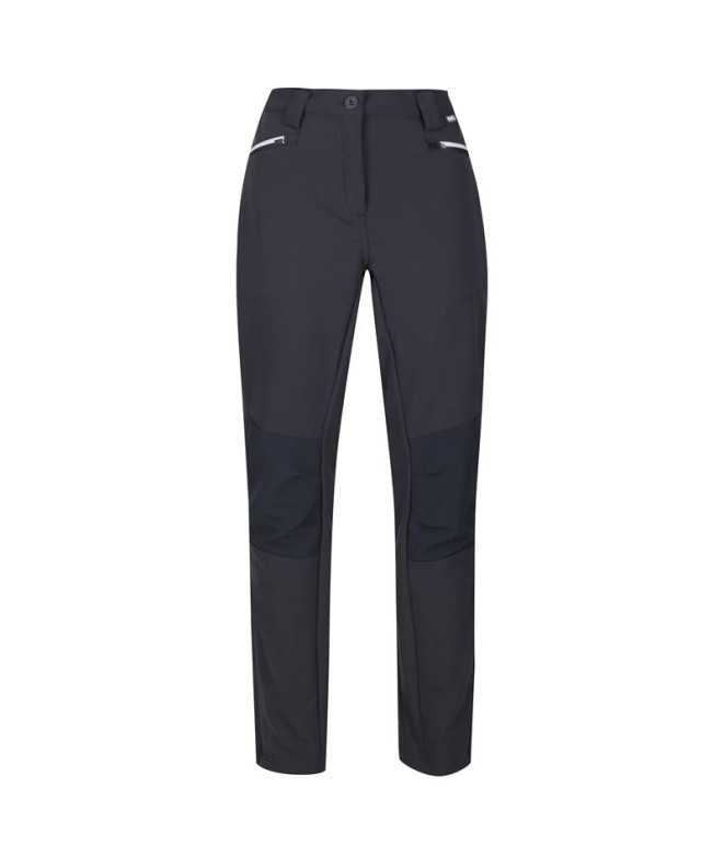 Pantalon de trekking Regatta Questra III W Gris foncé