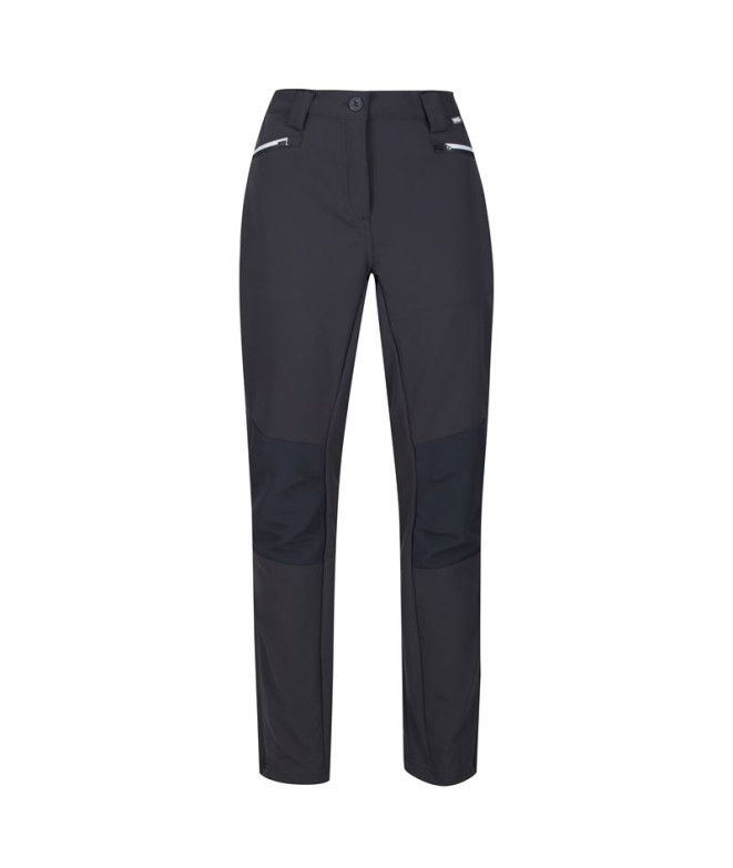 Pantalones de senderismo Regatta Questra III W Dark grey