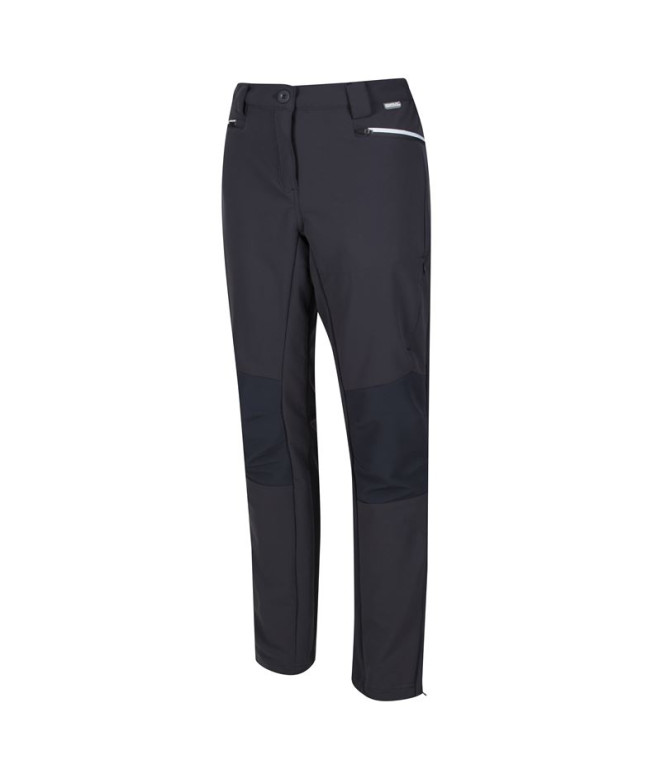 Pantalon de trekking Regatta Questra III W Gris...