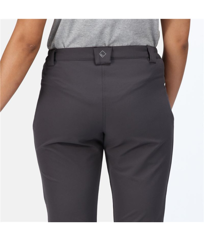 Pantalon de trekking Regatta Questra III W Gris...