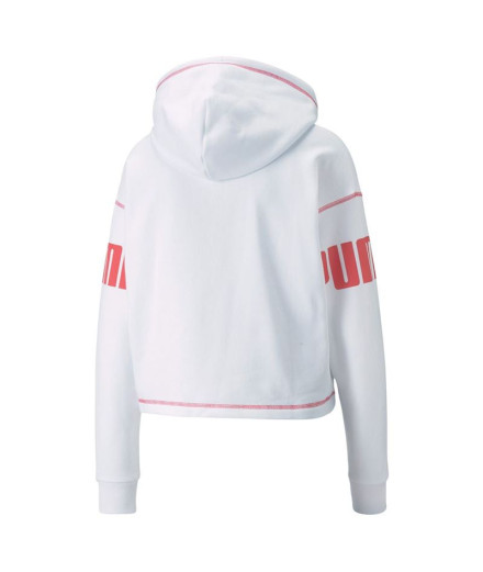 Sweatshirt Puma Power Hoodie Fl W Branco 2
