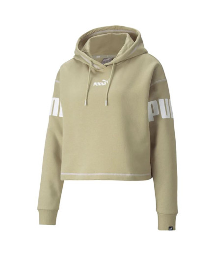 Sweat Puma Power Hoodie Fl W Green