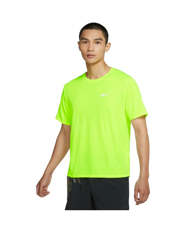 Camiseta de running Nike Dri-FIT Miler M Amarelo