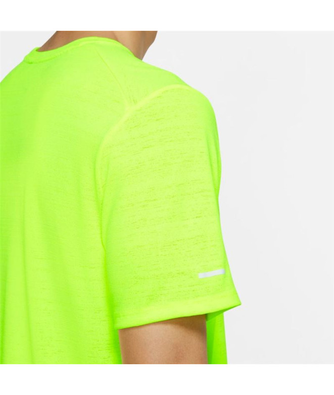 T-shirt de running Nike Dri-FIT Miler M Jaune